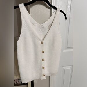 Loft sleeveless knit top
